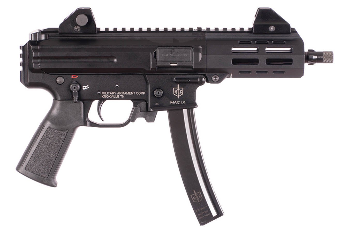 MILITARY ARMAMENT CORP. IX 9mm Direct Blowback Pistol with M-LOK Handguard